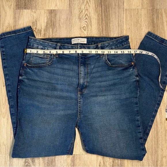 Denim Co. Primark Cares Blue Jeans Stretc Skinny Leg Women's Size 12 - Picture 4 of 8